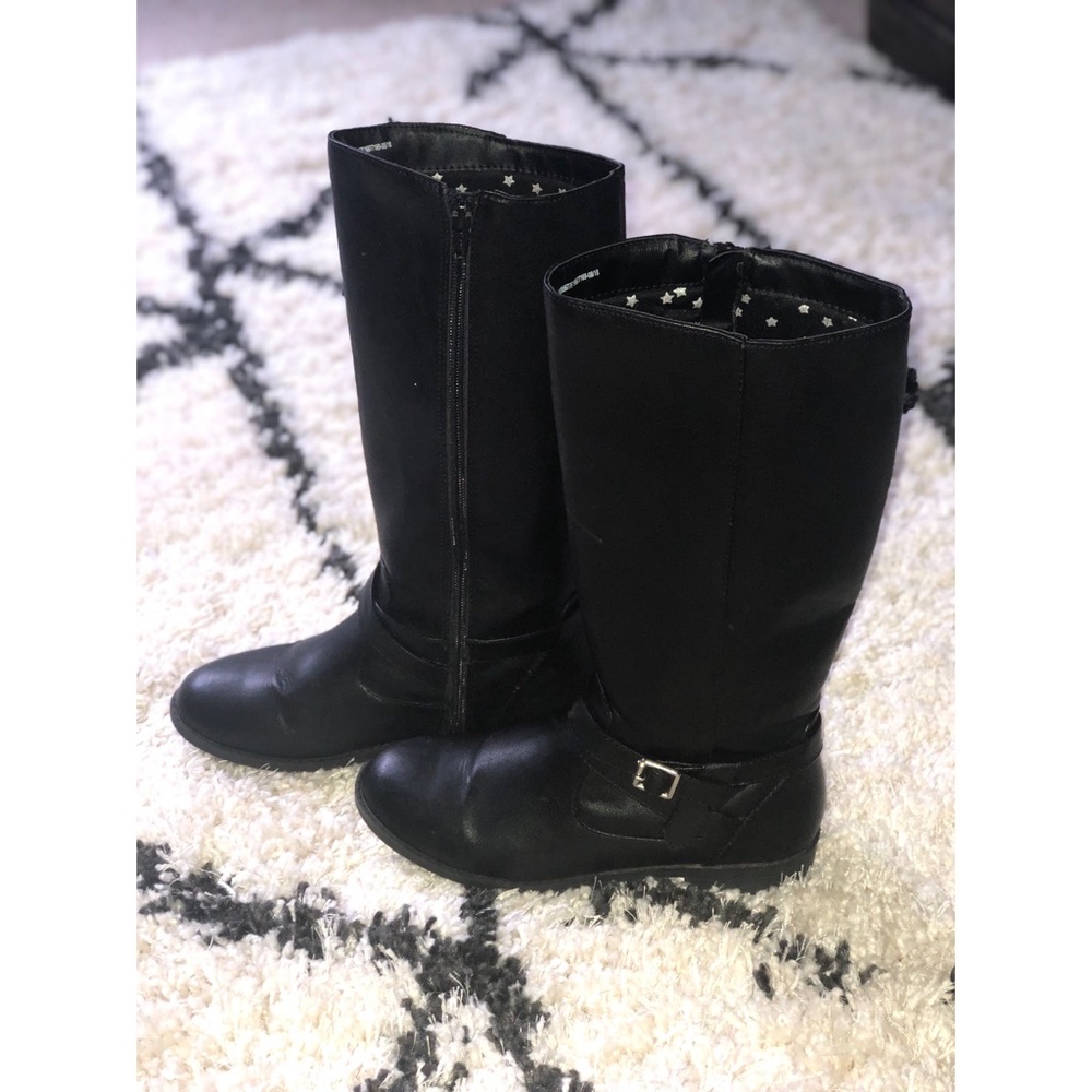 Girls knee high boots